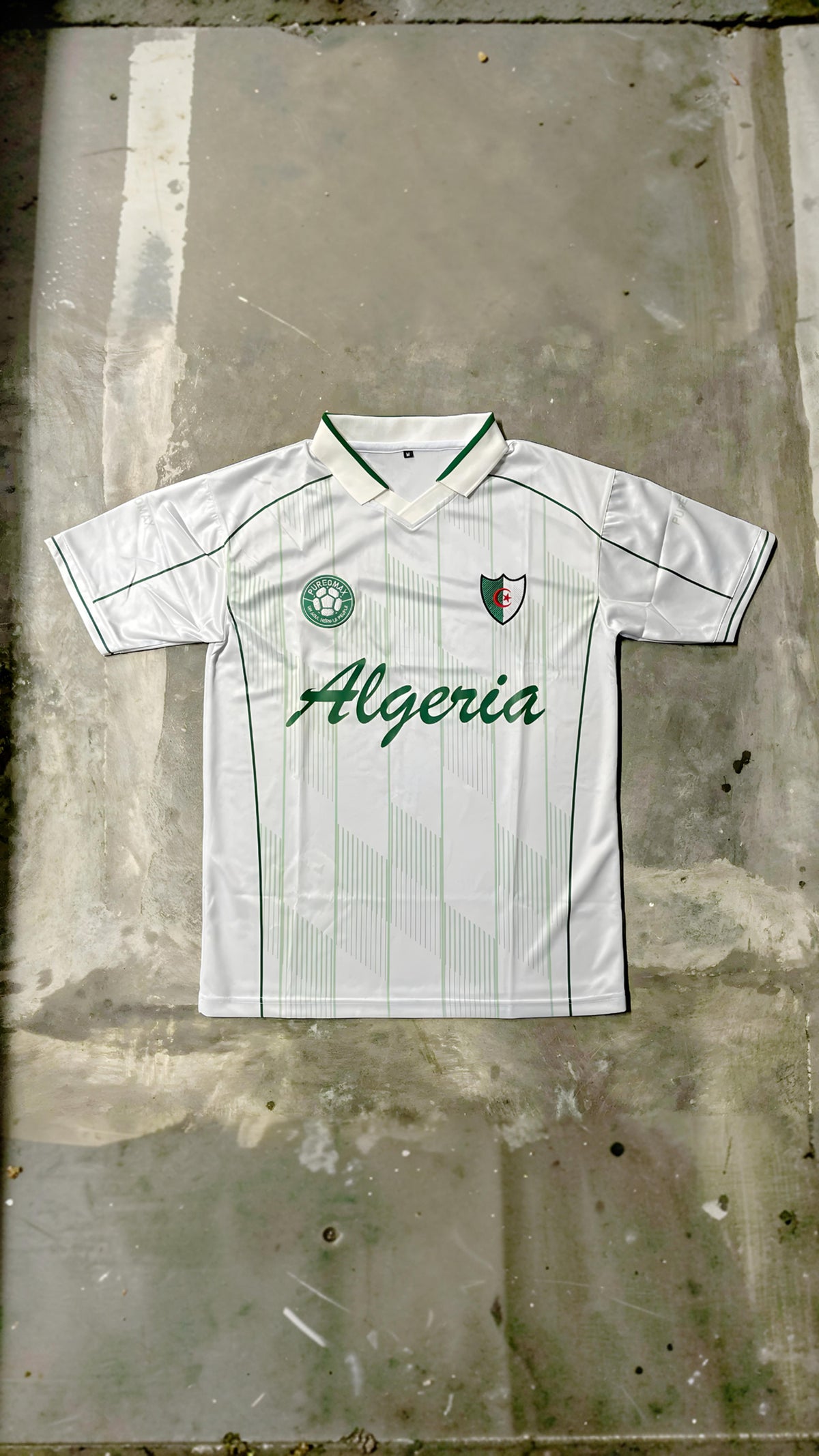 Maillot Vintage Algérie 1962 — Retro Oversize Jersey