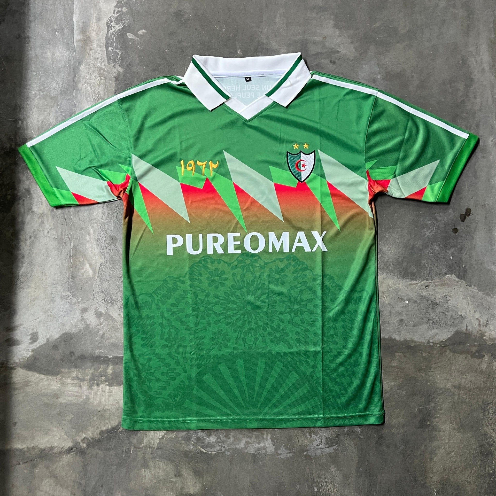 Maillot Vintage Algérie 1962 — Retro Oversize Jersey — Green Edition